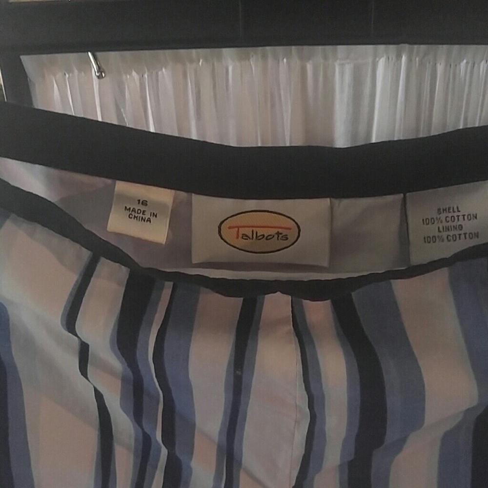 Striped lined skirt - Picture 2 of 2